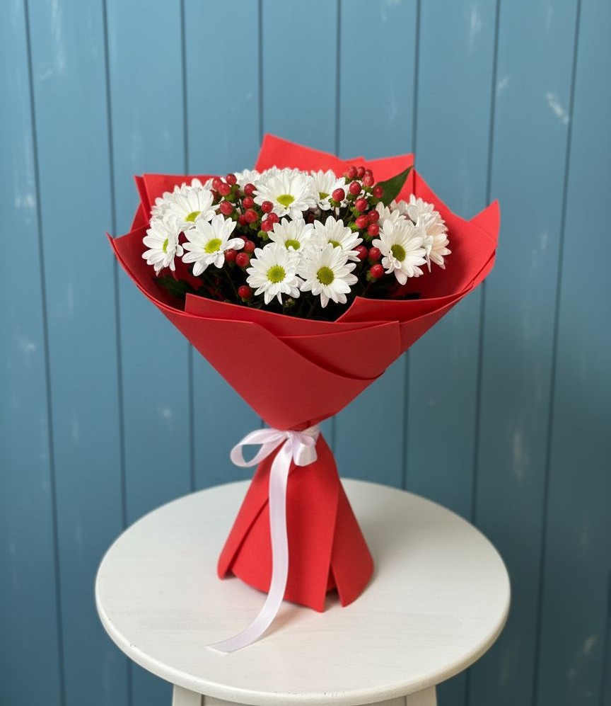 Букет цветов из: Хризантемы в Фирово