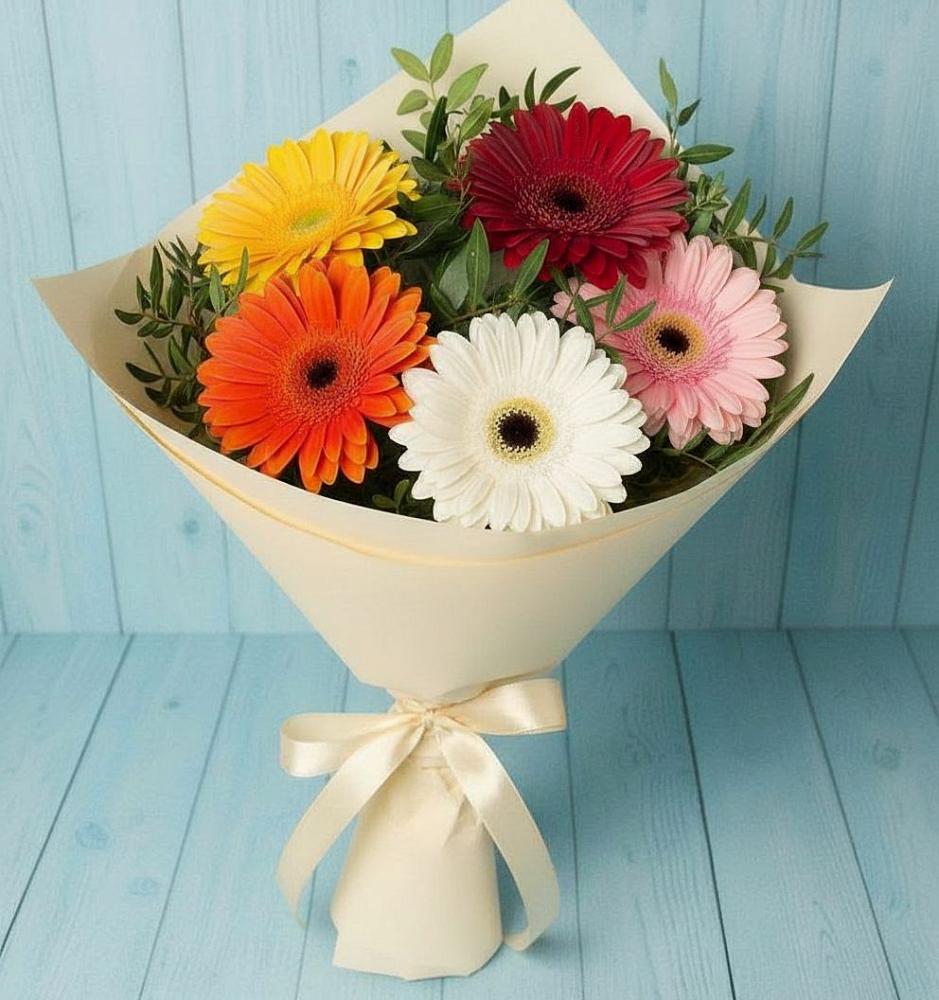 Букет цветов из: Герберы в Фирово