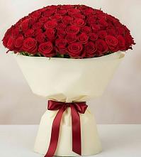 Букет 101 Красная роза Милано в Фирово