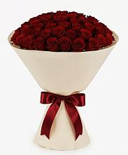 Букет 101 Бордовая роза Блэк Бакарра в Фирово
