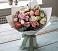 Букет цветов из: Розы, Лизиантусы и Гвоздики в Фирово