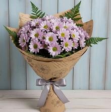 Букет цветов из:  Хризантемы #REPLACE_PRED# Фирово