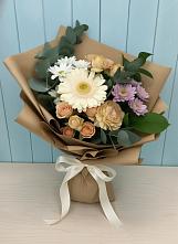 Букет цветов из:  Герберы и Хризантемы в Фирово