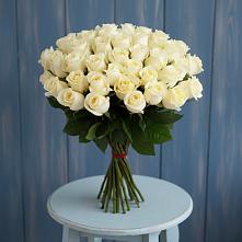 Букет 51 Белая роза Эдлесс Лав #REPLACE_PRED# Фирово