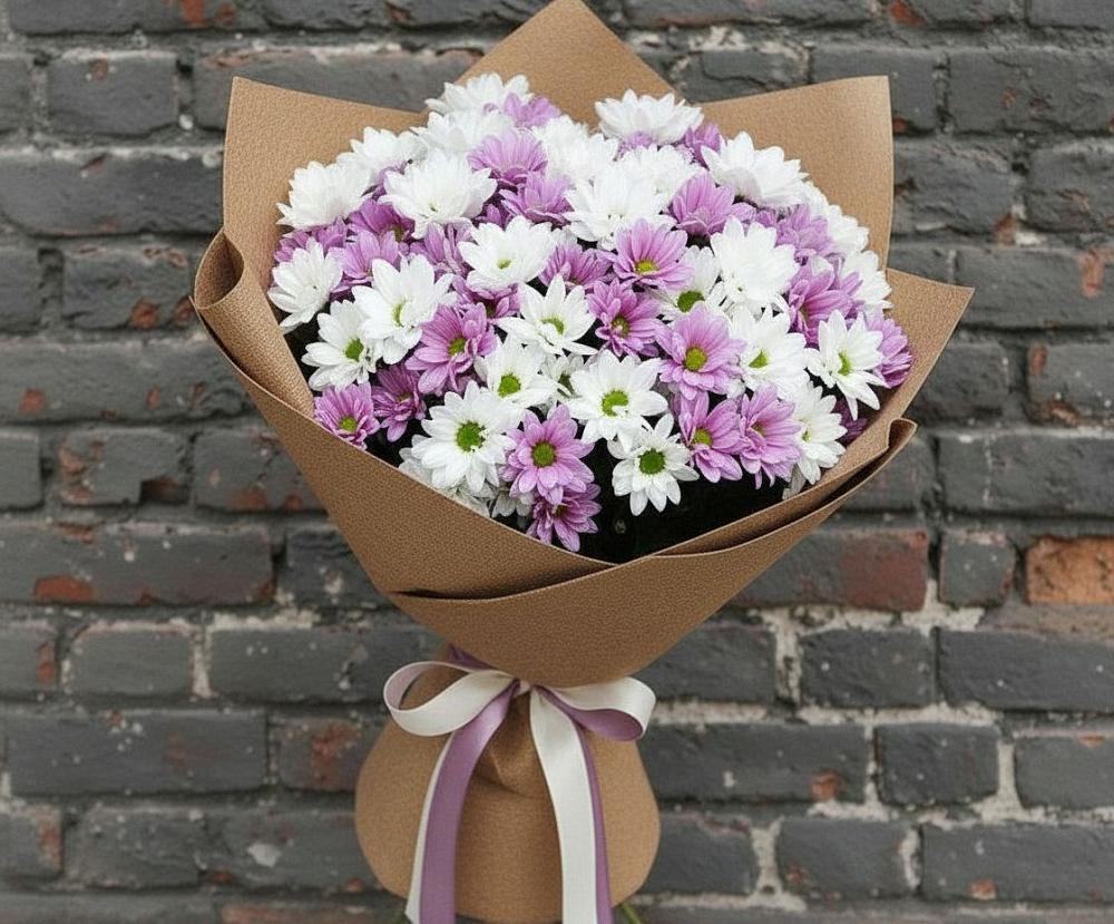 Букет цветов из: Хризантемы в Фирово