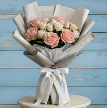 Букет цветов из:  Розы #REPLACE_PRED# Фирово