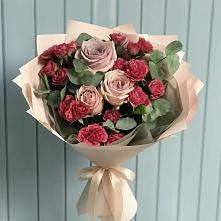 Букет цветов из:  Гвоздики и Розы в Фирово