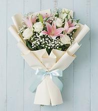 Букет цветов из:  Лилии #REPLACE_PRED# Фирово
