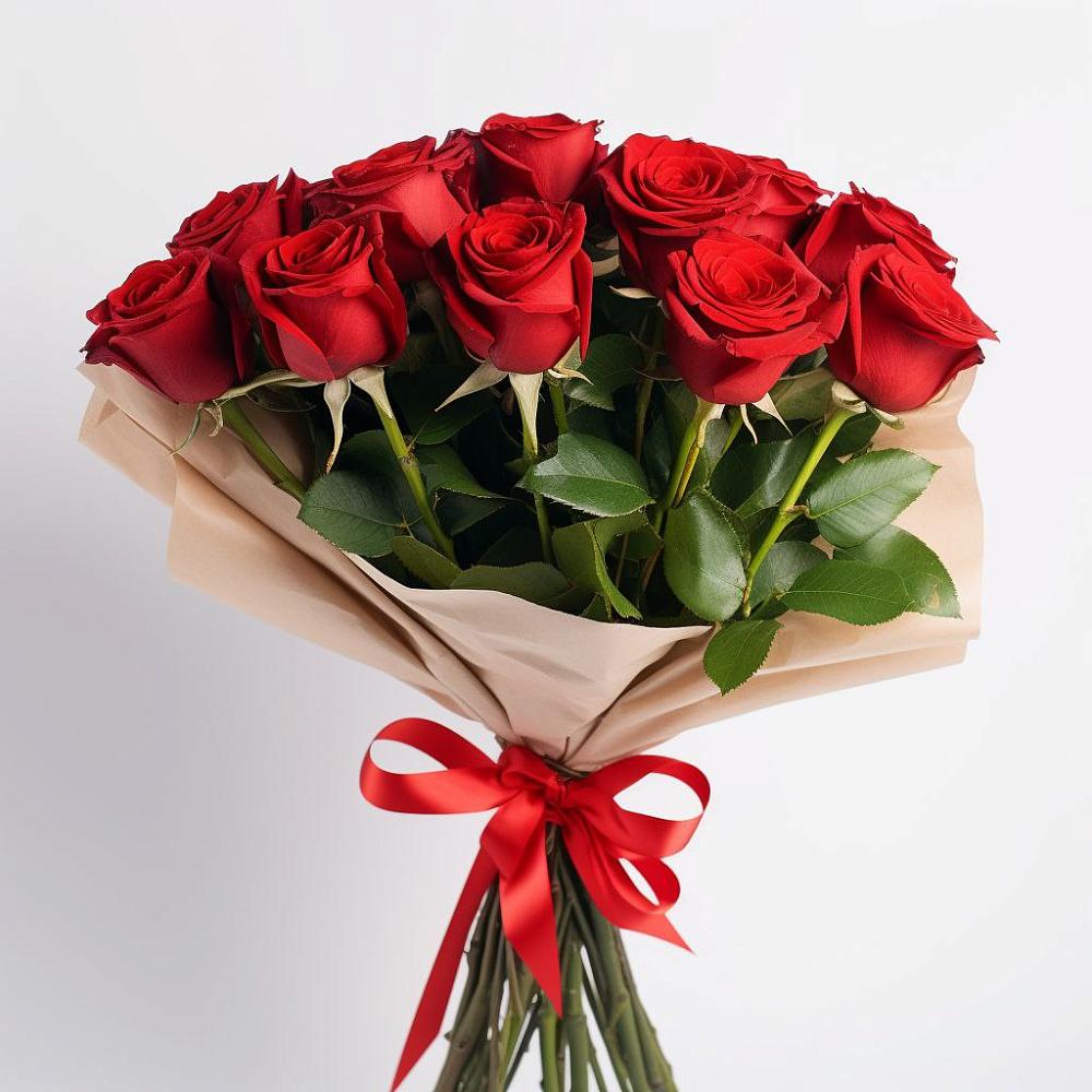 Букет 11 Красных роз Эдлесс Лав в Фирово